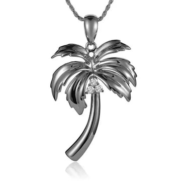 Sterling Silver Palm Tree Pendant - Larson Jewelers