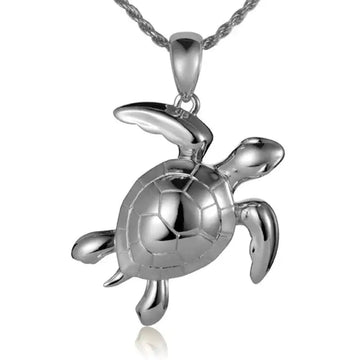 Sterling Silver Turtle Pendant - Larson Jewelers