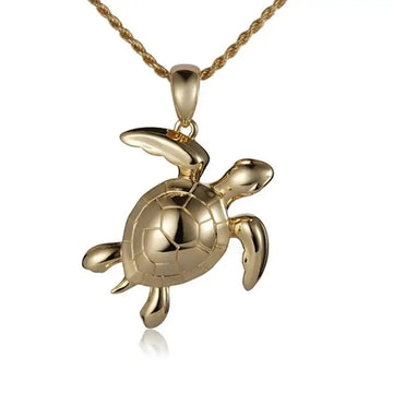 14K Rose Gold Turtle Pendant - Larson Jewelers