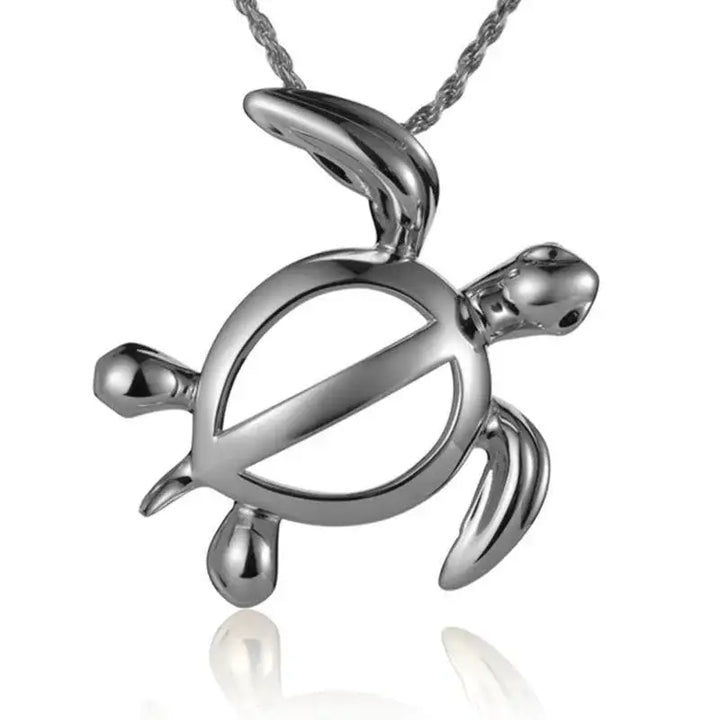 Sterling Silver Honu Pendant - Larson Jewelers