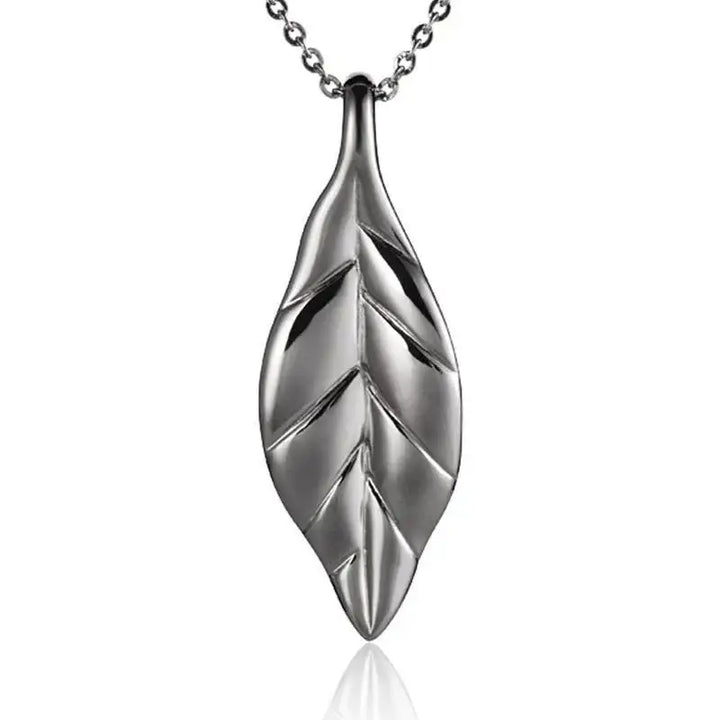 Sterling Silver Maile Pendant - Larson Jewelers