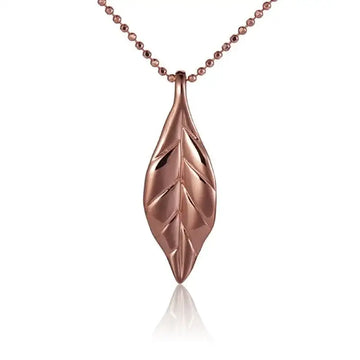 14K Rose Gold Maile Pendant - Larson Jewelers