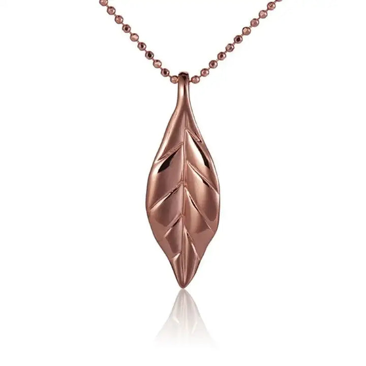 14K Rose Gold Maile Pendant - Larson Jewelers