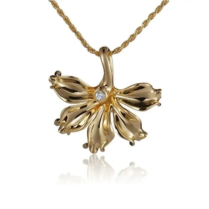 14k Yellow Gold Napaka Pendant - Larson Jewelers
