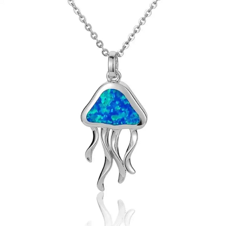 Sterling Silver Stingray Pendant with Turquoise Inlay - Larson Jewelers