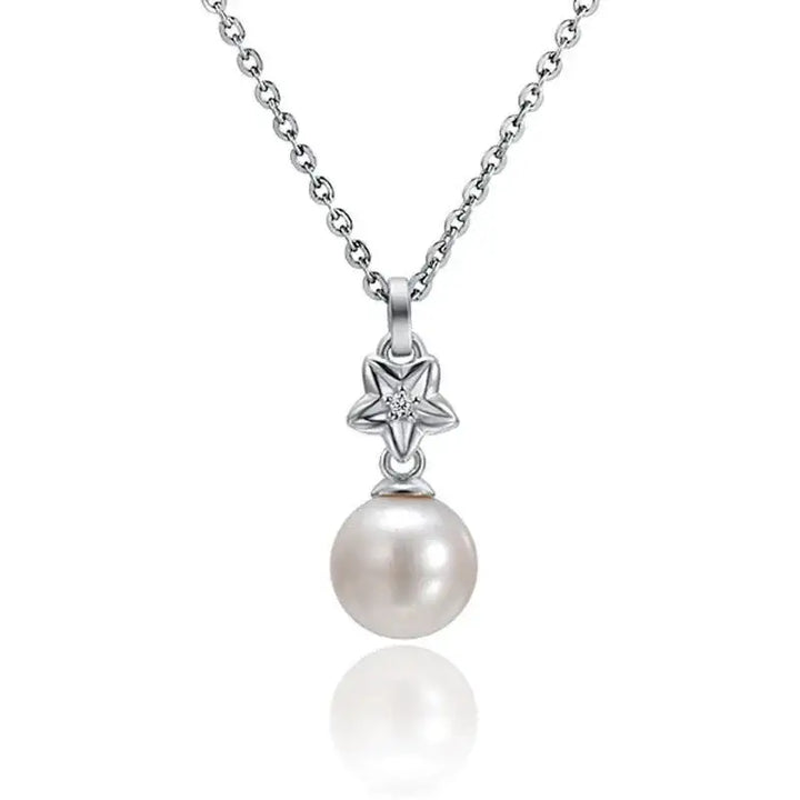 White Pearl Pendant - Larson Jewelers