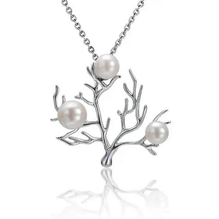 Coral Pearl Pendant - Larson Jewelers
