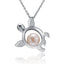 Turtle Pendantwith White Pearl Shell