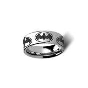 Batman Dark Knight Super Hero Tungsten Engraved Ring - 2mm - 12mm - Larson Jewelers