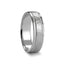 KALLISTO Novell Hammered Finish Silver Wedding Ring with Milgrains - 4mm - 10mm - Larson Jewelers