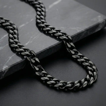 Black Stainless Steel 14mm Chain - 22 Inch - Larson Jewelers