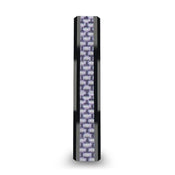 LILAC Beveled Black Ceramic Ring with Purple Carbon Fiber Inlay - 4mm & 6mm - Larson Jewelers