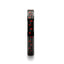ANTONIUS Beveled Black Ceramic Ring with Black & Red Carbon Fiber - 4mm - 10mm - Larson Jewelers