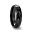 DRACO 288 Diamond Faceted Black Ceramic Ring - 2mm - 8mm - Larson Jewelers