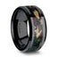 RANGER Black Ceramic Ring Military Style Jungle Camo - 10mm - Larson Jewelers