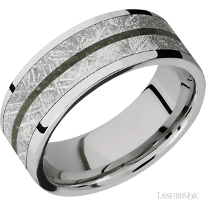 Cobalt Chrome with Polish Finish - 8MM - Larson Jewelers