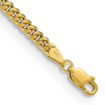 14K 3.5mm Solid Miami Cuban Link with Lobster Clasp Bracelet - Larson Jewelers
