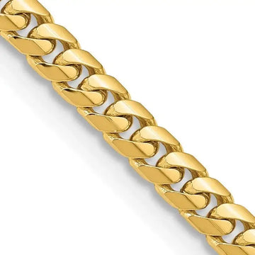 14K 5.5mm Solid Miami Cuban Link with Lobster Clasp Chain Necklace - Larson Jewelers