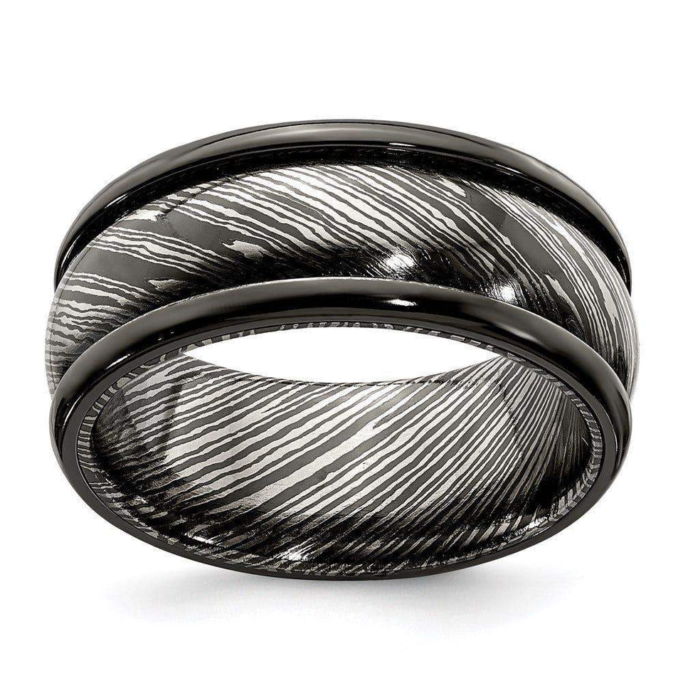 Edward Mirell Timoku Tri Dome 10mm Band - Larson Jewelers