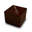 Artistic Fishing Hook Engraved Wood Ring Box Chocolate Dark Wood Personalized Wooden Wedding Ring Box - Larson Jewelers