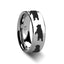 Standing Bear Print Ring Engraved Flat Tungsten Ring - 4mm - 12mm - Larson Jewelers