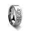 Duck Band Style Custom Engraved Ring Flat Polished- 4mm - 12mm - Larson Jewelers
