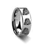 Darth Vader Star Wars Polished Tungsten Engraved Ring Jewelry - 4mm - 12mm - Larson Jewelers