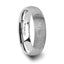 Fingerprint Ring Engraved Domed Tungsten Ring Brushed Ring- Perseus - 4mm - 12mm - Larson Jewelers