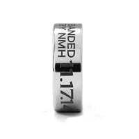 Duck Band Ring Engraved Flat Tungsten Ring Polished - 4mm - 12mm - Larson Jewelers