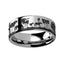 Animal Landscape Wild Horse Scene Ring Engraved Flat Tungsten Ring - 4mm - 12mm - Larson Jewelers