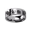 Engraved Starter Pokemon Pikachu Charmander Squirtle Bulbasaur Tungsten Ring Flat and Polished - 4mm - 12mm - Larson Jewelers