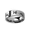 Tie Fighter X-Wing Design Tungsten Carbide Engraved Ring - 4mm - 12mm - Larson Jewelers