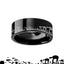 Hoth Battle Star Wars Alliance Galactic Imperial Invasion ATAT ATST Black Tungsten Engraved Ring - 4mm - 12mm - Larson Jewelers