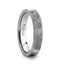 Fingerprint Engraved Concave Tungsten Ring Polished - Washington - 4mm - 8mm - Larson Jewelers