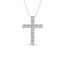 Diamond 1 Ct.Tw. Cross Pendant in 14K White Gold