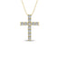 Diamond 1/4 Ct.Tw. Cross Pendant in 14K Yellow Gold