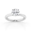 4.00 ct Round Lab Diamond Solitaire Ring by Mercury Rings