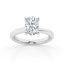 3.00 ct Oval Lab Diamond Solitaire Ring by Mercury Rings