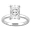 2.00 ct Radiant Lab Diamond Solitaire Ring by Mercury Rings