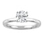 1.00 ct Round Lab Diamond Solitaire Ring by Mercury Rings