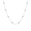 2.00 cttw Lab Diamond by the Yard Necklace set by Mercury Rings