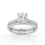 3.00 cttw Hidden Halo Bridal Ring with 2.50 center Cushion Lab Diamond by Mercury Rings