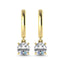 14K Yellow Gold Lab Grown Diamond 1/2 Ct.Tw. Dangler Earrings - Larson Jewelers