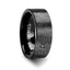 Damascus Steel Pattern Engraving Black Tungsten Engraved Ring - 4mm - 12mm - Larson Jewelers