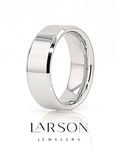 Product video thumbnail placeholder for cobalt chrome beveled-edge ring