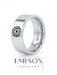 Captain America Star Shield Super Hero Polished Tungsten Engraved Ring Jewelry - 2mm - 12mm