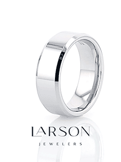 CORINTHIAN Beveled Tungsten Carbide Ring - 4mm - 12mm
