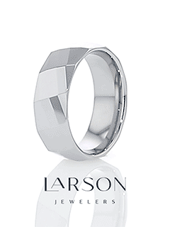 ETERNITY Multi-Faceted Tungsten Carbide Band - 4mm - 8mm