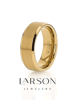 Product video placeholder for the HONOR gold-plated tungsten ring.