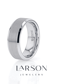 Product video thumbnail for the Sheffield tungsten ring
